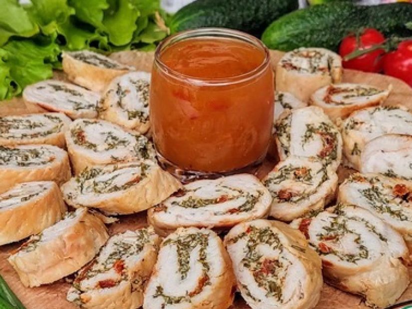 ინდაურის ფილეს რულეტი