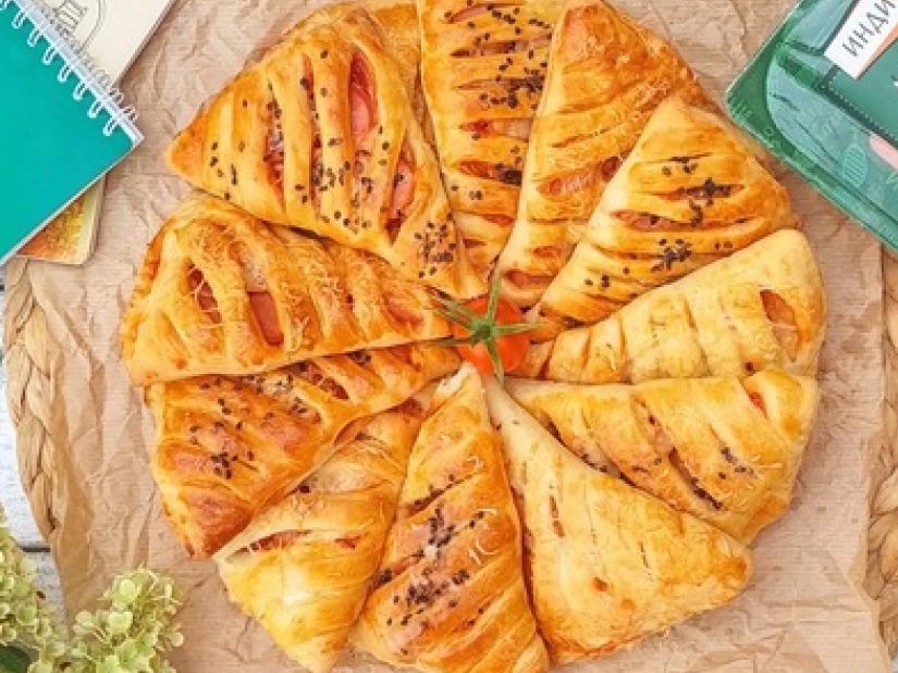 სოსისები ცომში