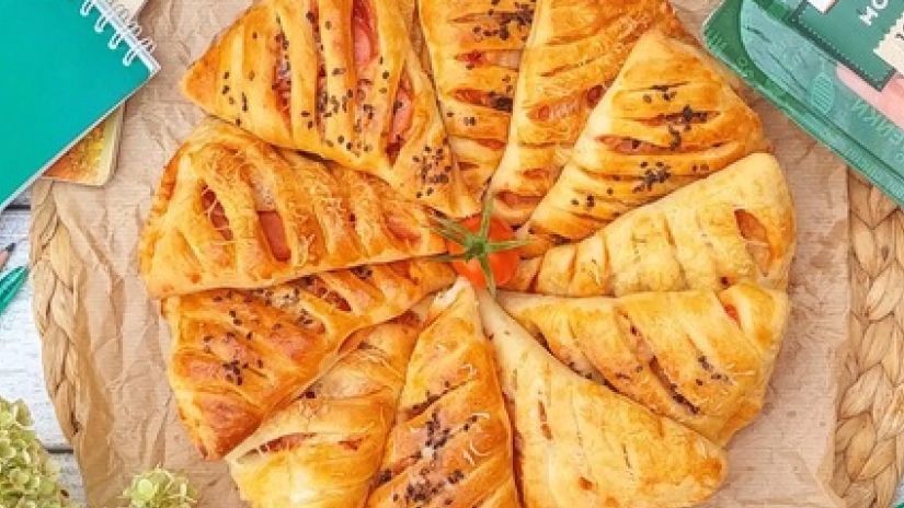 სოსისები ცომში