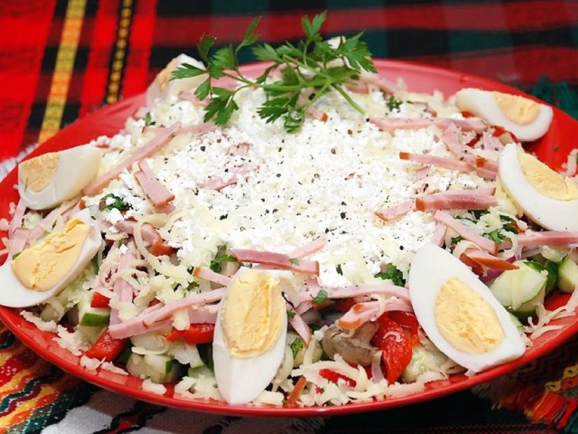 ბოსტნეულის სალათა