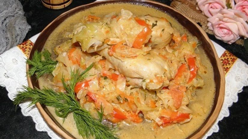 ქათამი ბოსტნეულით