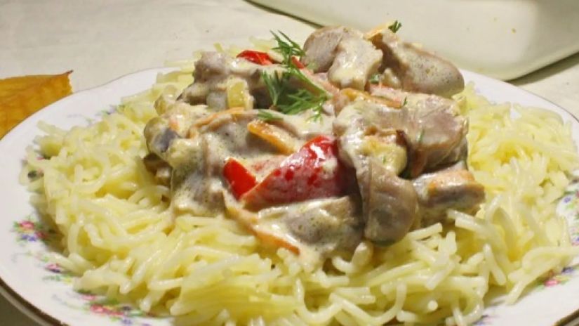 ქათნის კუჭების რაგუ ქათნის კუჭების რაგუ